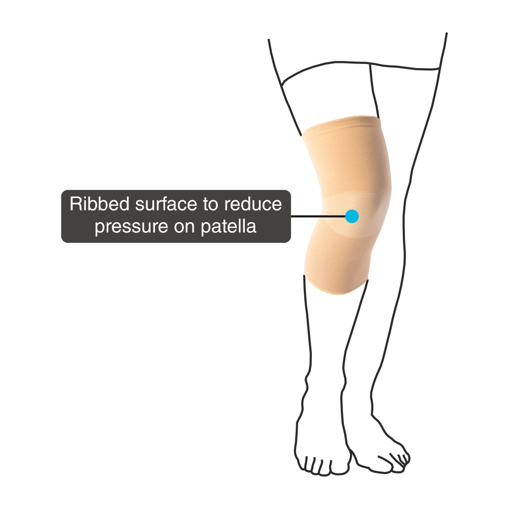 Buy Patella Ribbed Elasticated Knee Cap Online In India