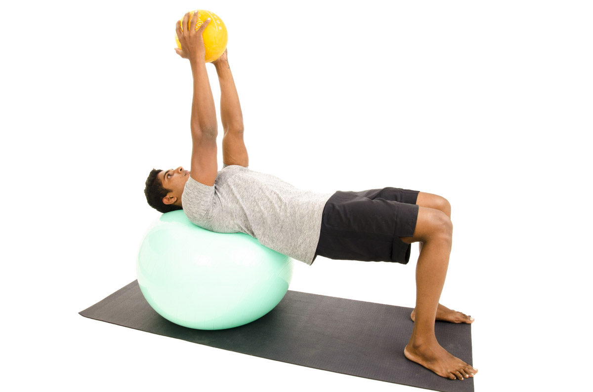 Trunk Side Bend on a Gym Ball - Vissco Healthcare Private Limited.