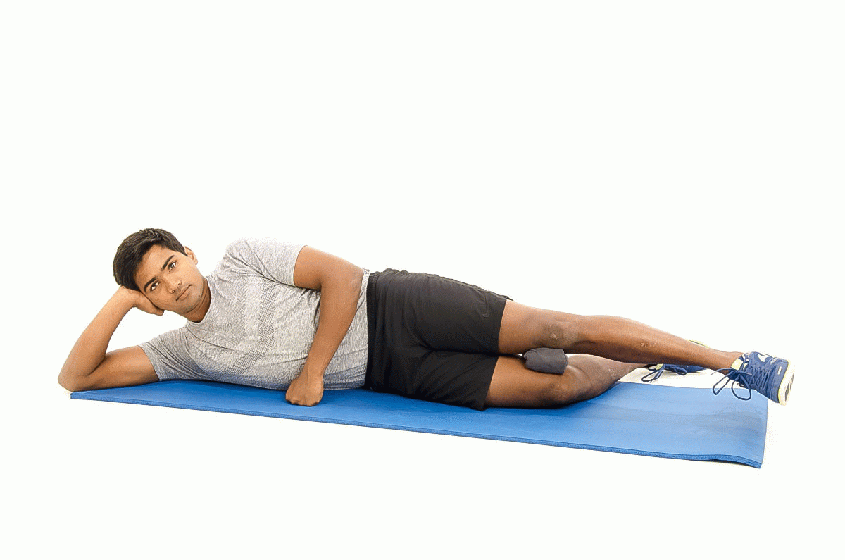 side lying position